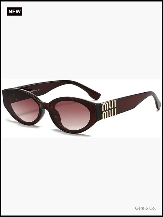 Vintage Cat Eye Sunglasses Small Frame Cute Travel Eyewear UV400 Protection main image 4